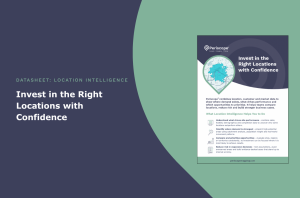 Cover of the Invest in the Right Locations with Confidence location intelligence datasheet
